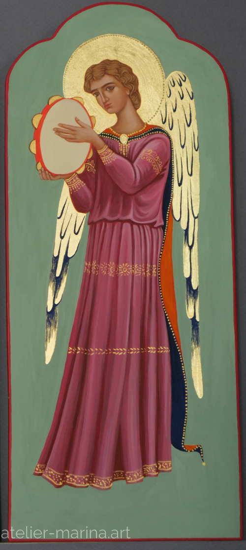 Ange au tambourin 