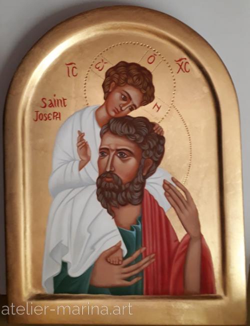 St Joseph et l'enfant Jésus 